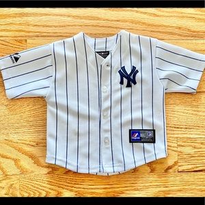 NY Yankees Jersey 18M/Toddler - White